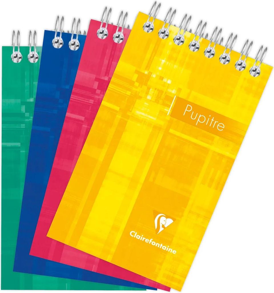 Clairefontaine 10x Notizblöcke 75x120cm, 60 Blatt, 90g, kariert - Sortiert 8552C