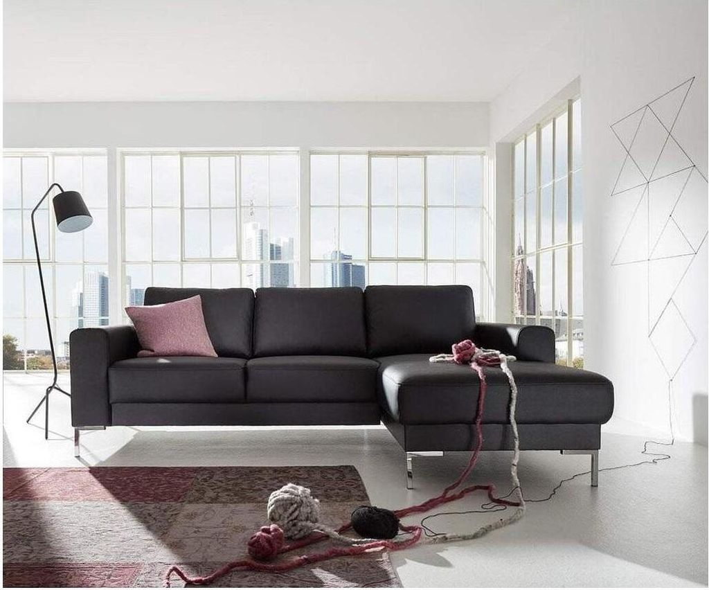 Leder L-Form Couch Wohnlandschaft Ecksofa Garnitur Design Modern Sofa Modern Neu