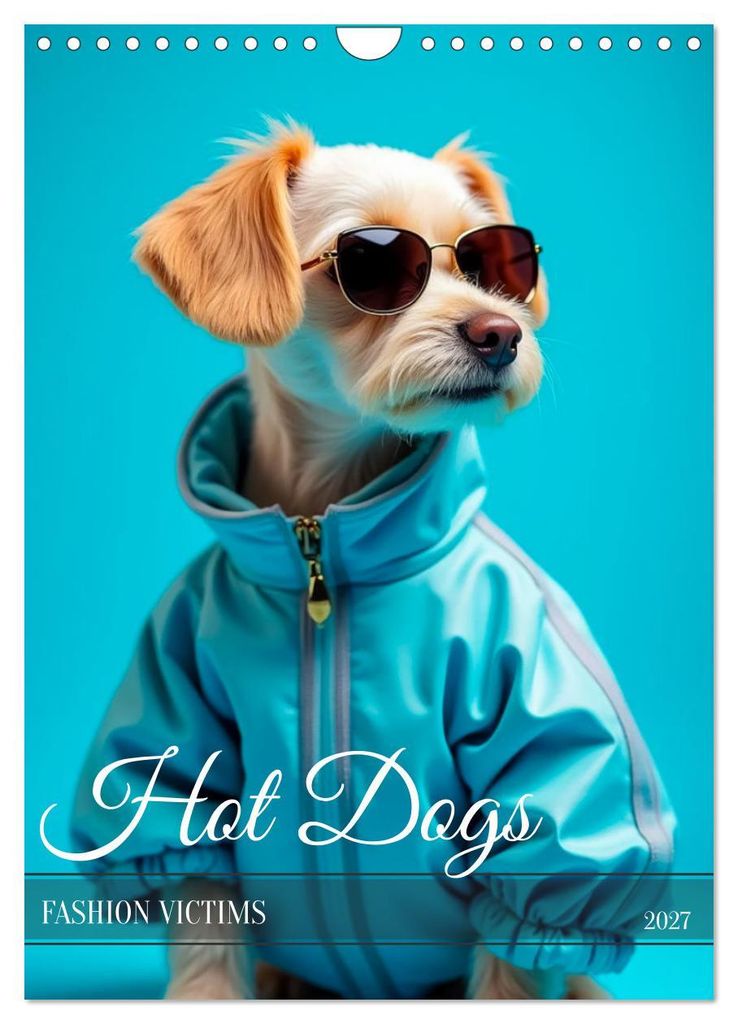 Hot Dogs - Fashion Victims (Wandkalender 2027 DIN A4 hoch), CALVENDO Monatskalender