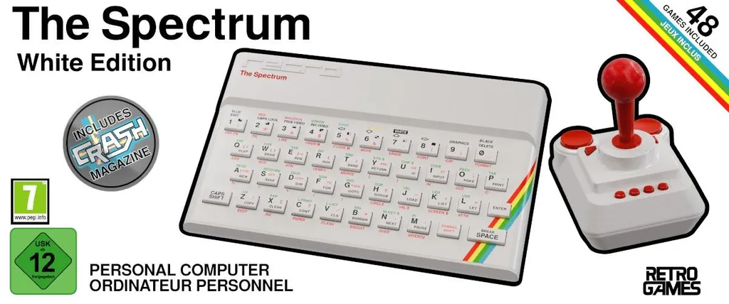 Console PLAION The Spectrum White Edition Blanche - Micro-ordinateur Rétro - 2