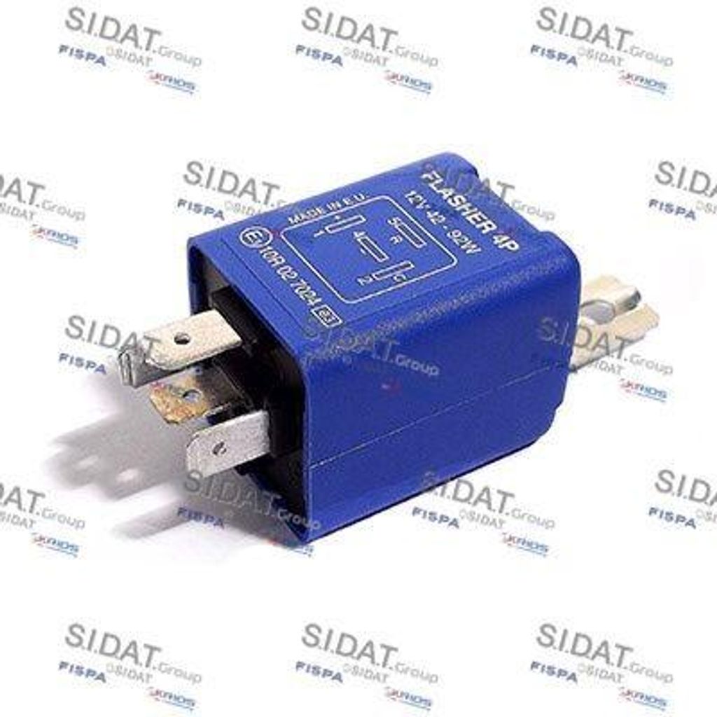 SIDAT 2.42004 Blinkgeber Blinkerrelais für FIAT DUCATO Kasten (290) Panda Schrägheck (141) DUCATO Pritsche/Fahrgestell (290) CINQUECENTO (170)