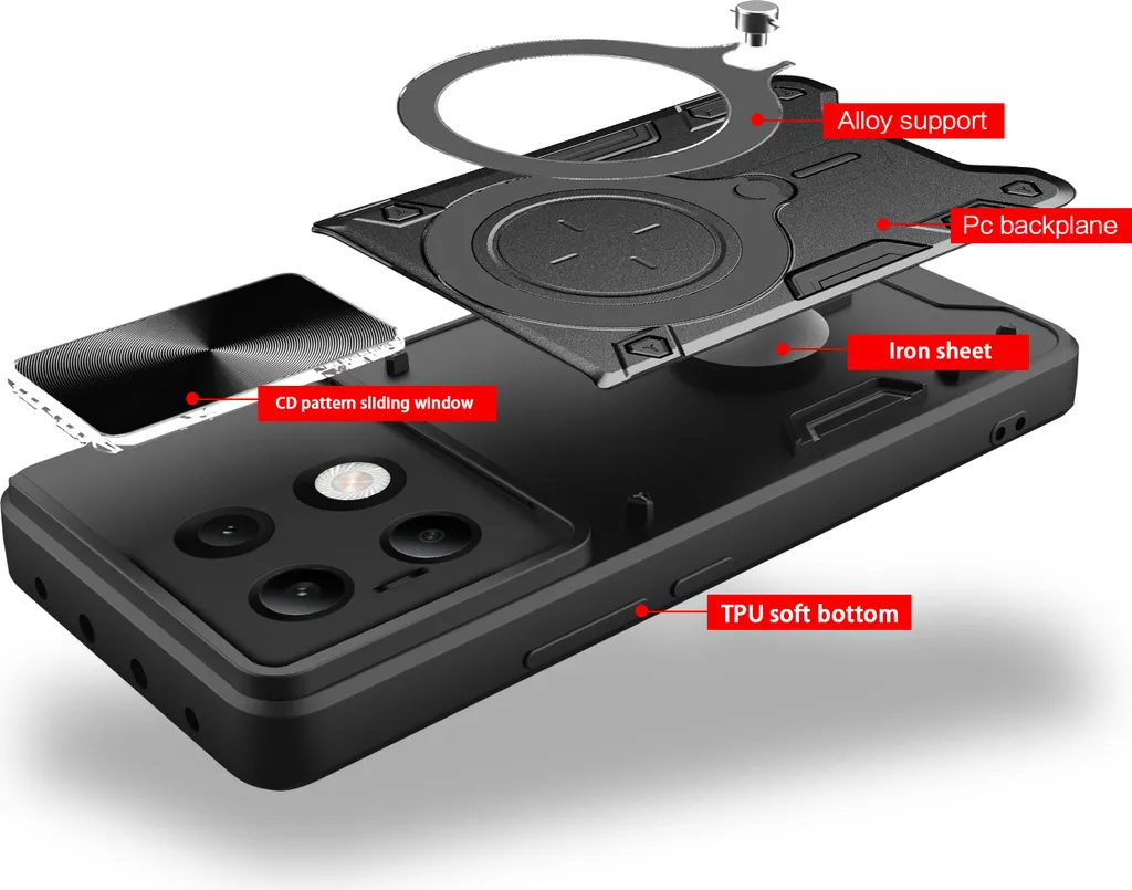 Custodia Xiaomi Redmi Note 13 4G Viola: Protezione Totale Antiurto - 3