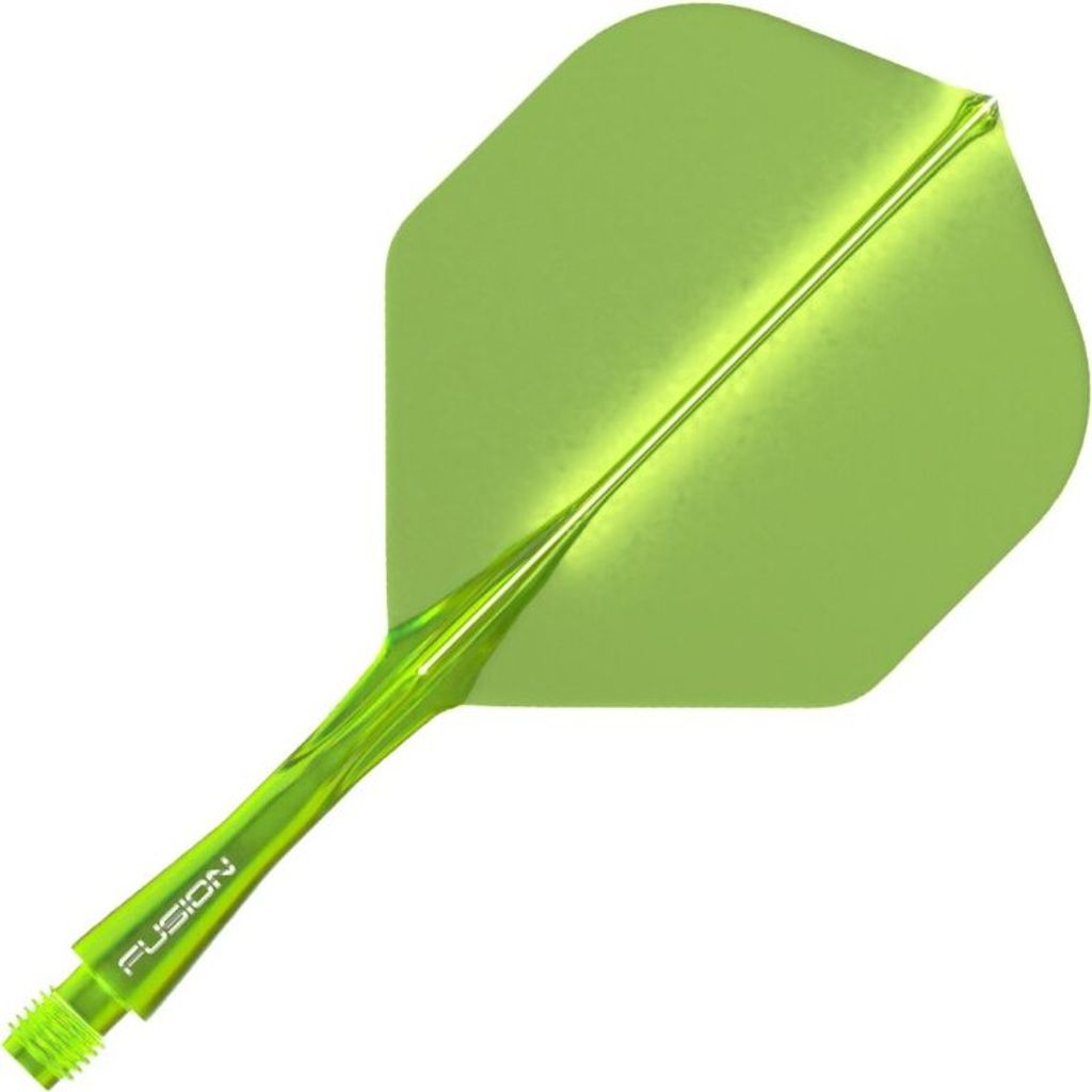 Winmau - Fusion Flightssystem - Standard No2 Yellow Short = 22mm