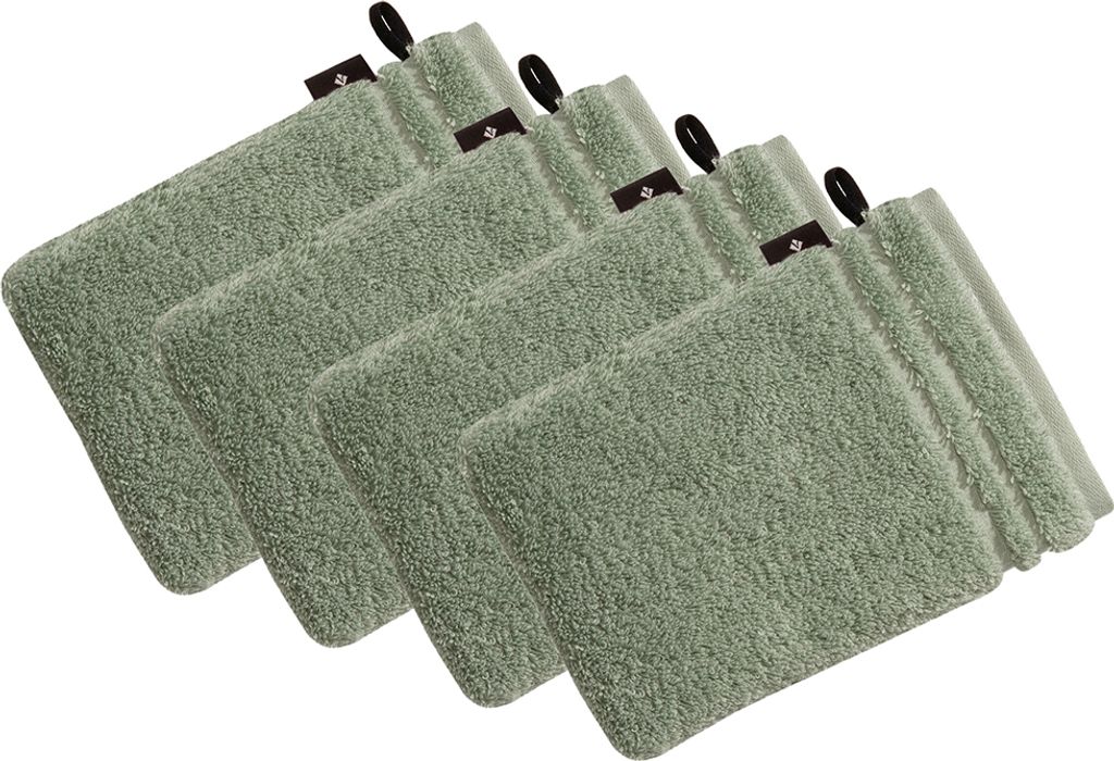 4er Pack Waschhandschuh Vienna Style Supersoft von der Marke Vossen 22 x 16 cm
