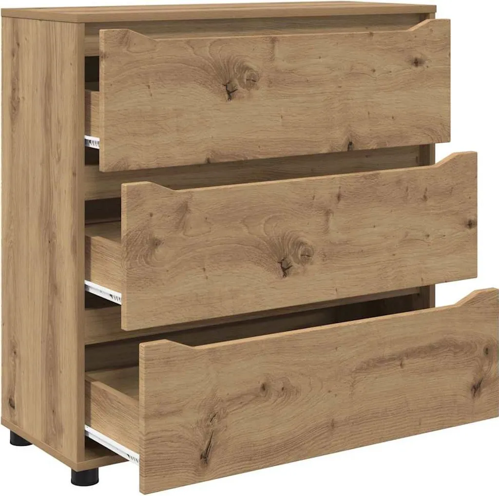 Armadietto vidaXL Rovere 80x31x81 cm | Miglior Prezzo Online Arredo - 6