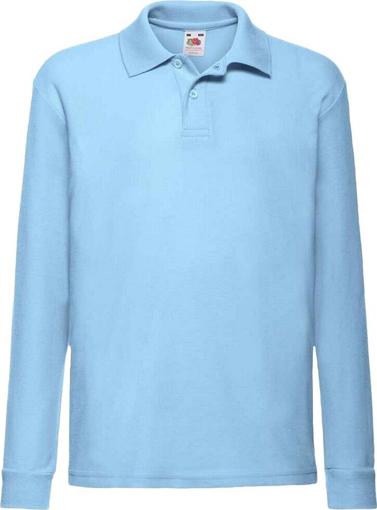 Fruit Of The Loom Polo à manches longues pour enfants Image du produit 