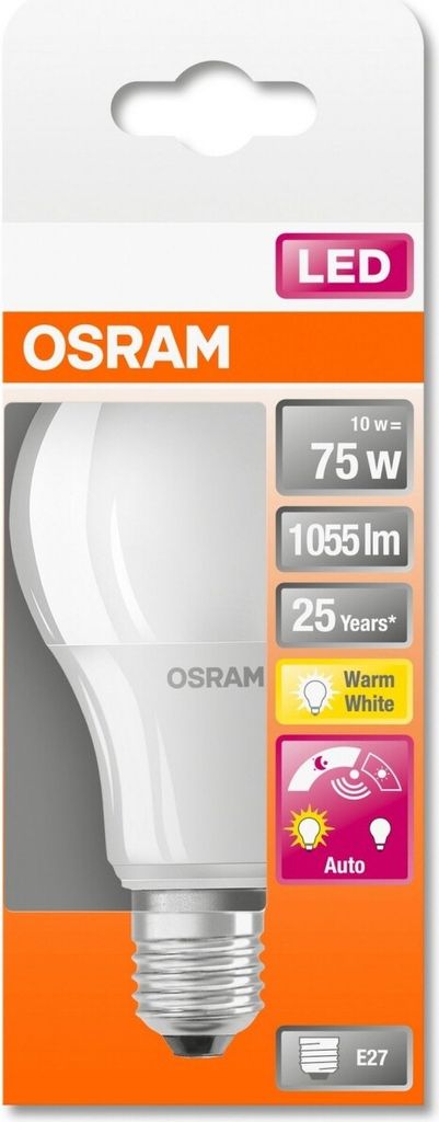 Osram LED DAYLIGHT SENSOR CLASSIC A E27 10W =75W 2700K Produktbild 