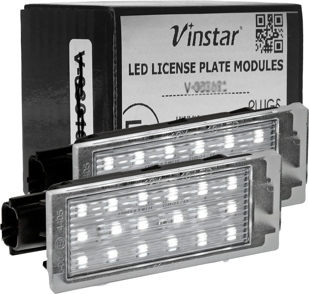Vinstar LED Kennzeichenbeleuchtung kompatibel mit Renault Produktbild 