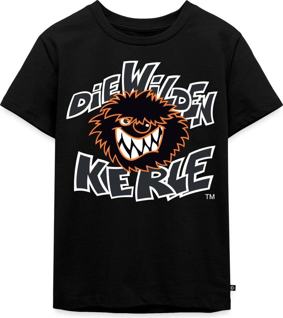 Spreadshirt Die Wilden Kerle Logo Wild Kinder Premium T-Shirt, 98/104 (2 Jahre), Schwarz