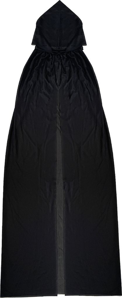 Oblique Unique Umhang schwarz Cape für Hexe Zauberer Kostüm Produktbild 