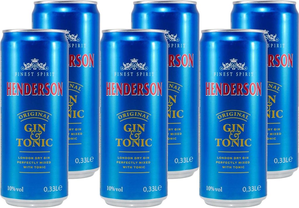 Henderson Original Gin & Tonic (12 x 0,33L) Produktbild 
