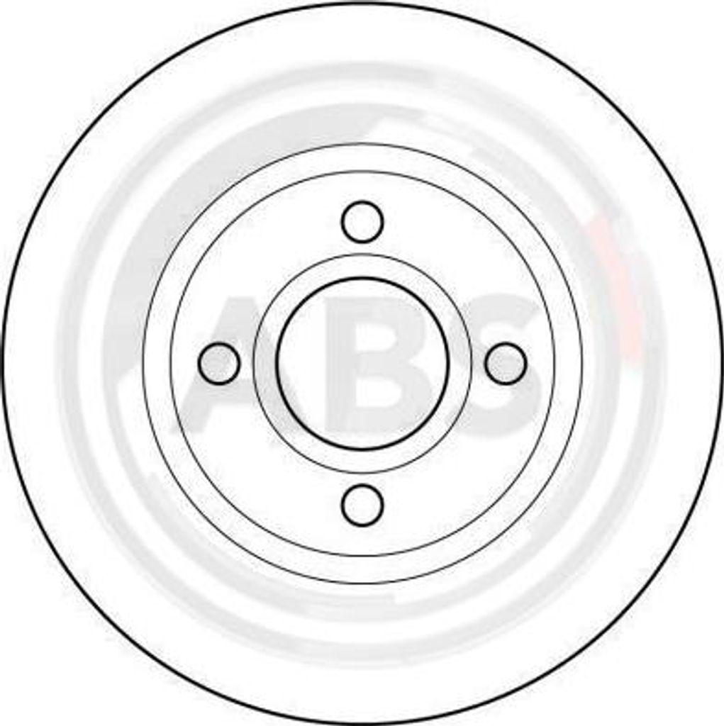A.B.S. 16075 Bremsscheibe OE 1661467 kompatibel mit Le Baron, Escort