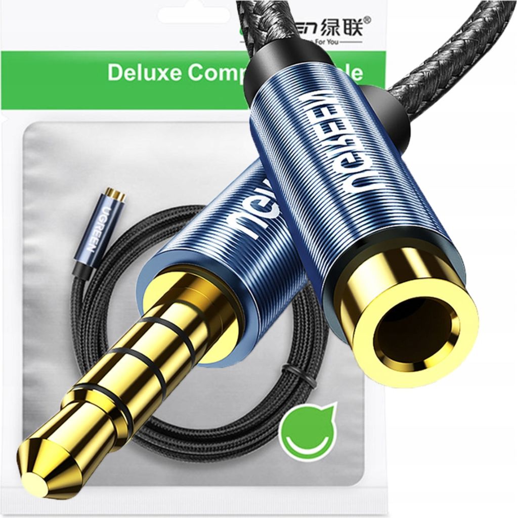 Ugreen adapter przejciwka mini jack 3,5mm 1m niebieski Obrázek produktu 