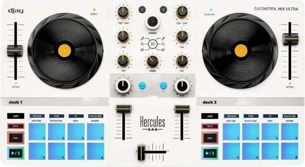 Contrôleur DJ Hercules Control Mix Ultra pour mixer sans ordinateur