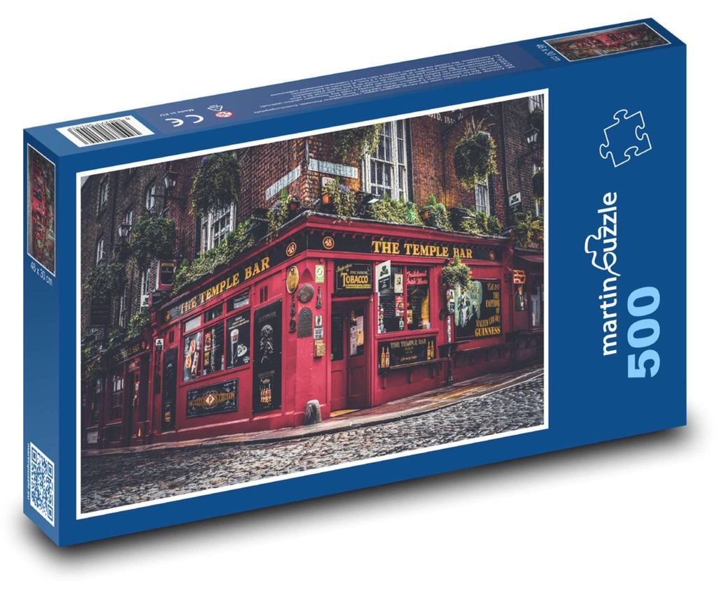 Puzzle 500 Temple Bar - Dublin, Írsko - martinpuzzle Obrázok produktu 