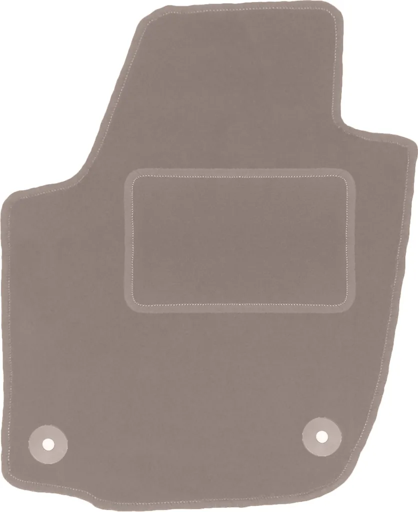 Tappetino Su Misura Skoda Roomster Beige Velluto con Clip