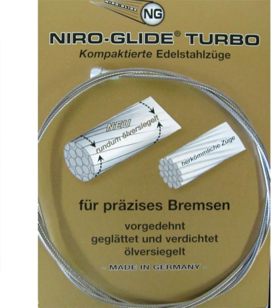 Fasi Niro Glide Turbo Bremskabel Silber 1.5 x 1800 mm Produktbild 