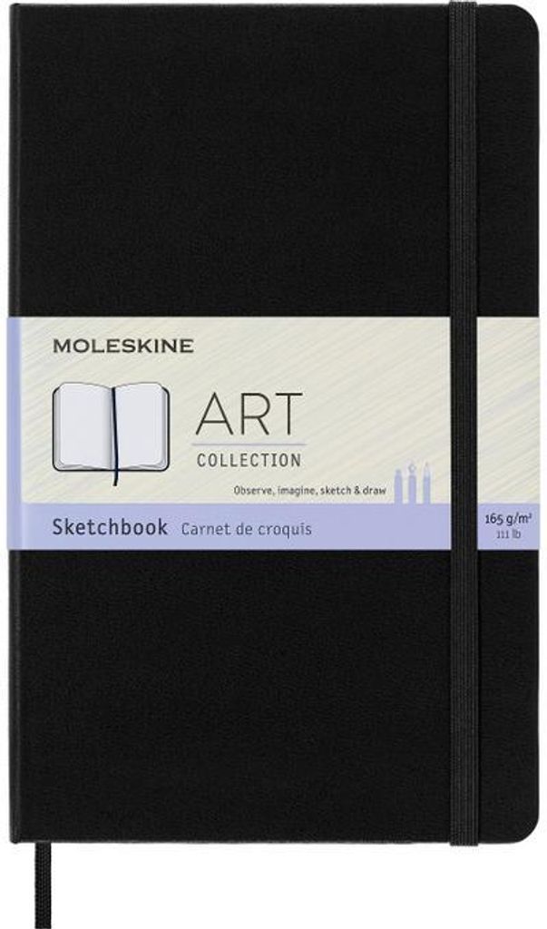 Moleskine 9788883701153 MOLESKINE Sketchbook L/A5, 165g/mq, Immagine del prodotto 