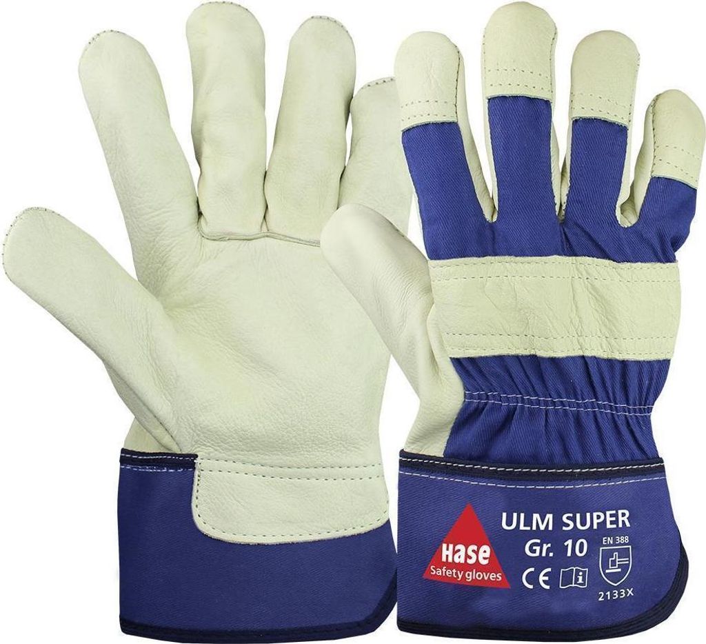 Hase Lederhandschuhe "Ulm Super" 9