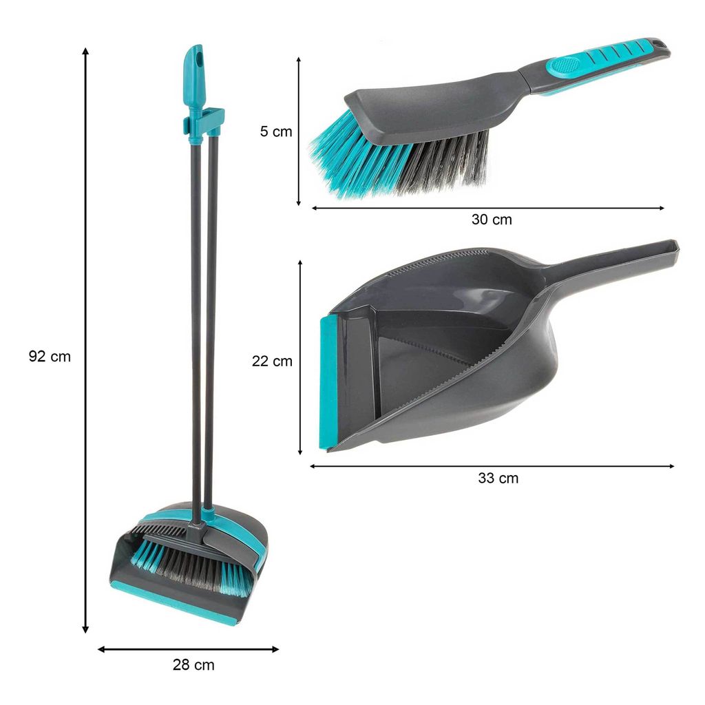 SIDCO Kehrset lang + Kehrgarnitur Schaufel + Besen Produktbild 8