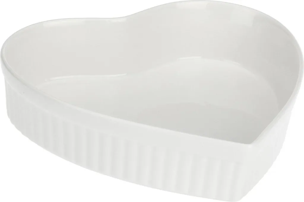 Teglia a Cuore La Porcellana Bianca 25cm | Must-have Cucina Chic