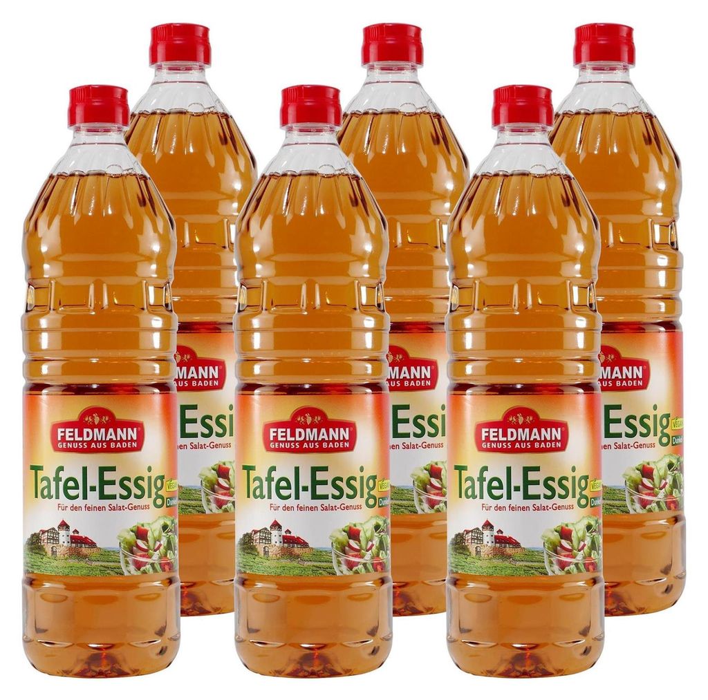 Feldmann Tafel-Essig -dunkel- (10 x 1,0L) Produktbild 