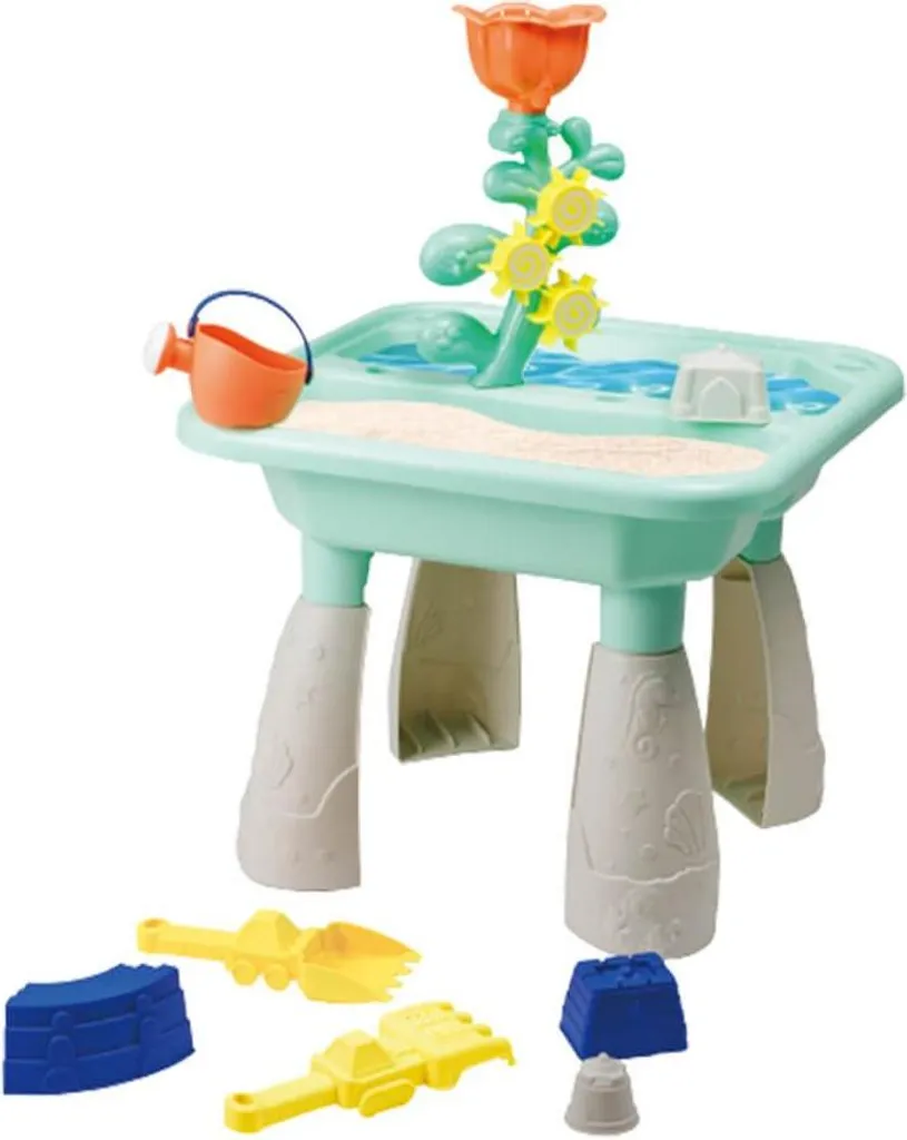 Table d'activités sable et eau multicolore pour le jardin et la terrasse