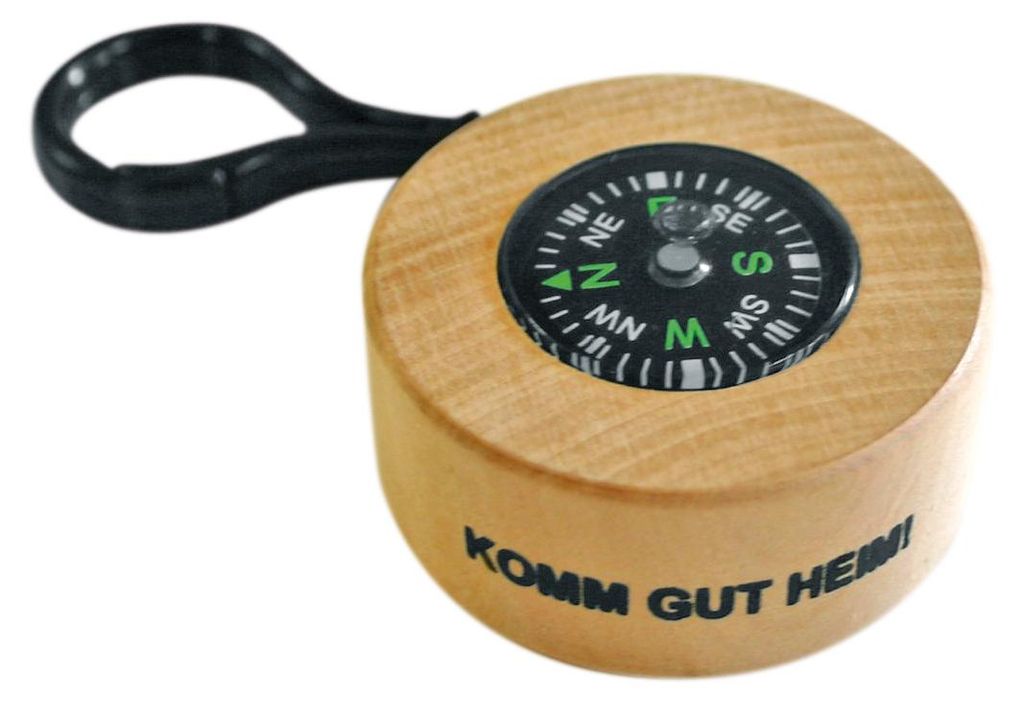EDUPLAY 210-066 Kompas na kľúče, drevo, Ø 4,5, V 2 cm, Obrázok produktu 