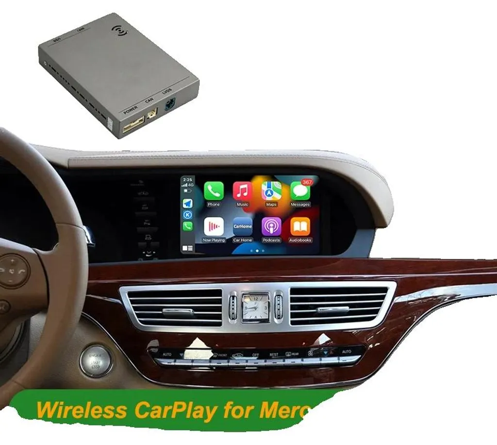 Boîtier CarPlay sans fil Mercedes NTG 4.5 avec Support Android Auto