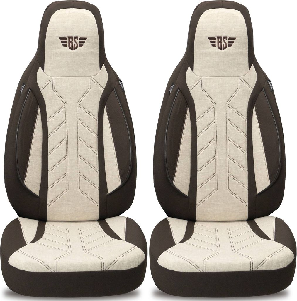 BMW X3 E83 Bj 2003-10 kompatible Schonbezüge in Braun/Beige PLKT210