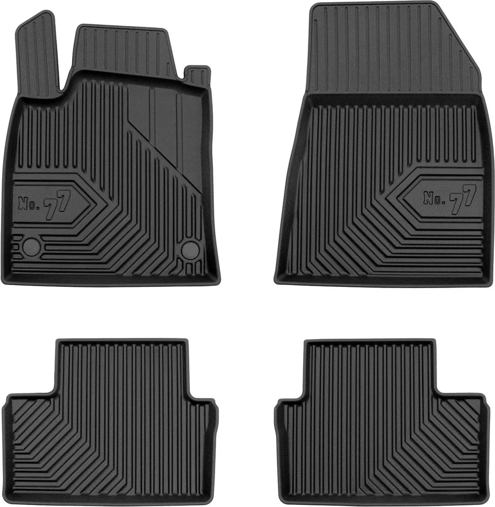 Tappetini Renault Clio V 2019-2025 in Gomma TPE | Antiscivolo Nero