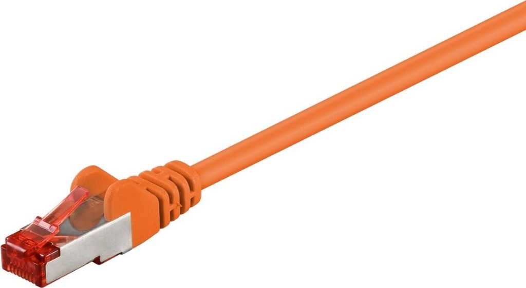 CAT 6 câble réseau S/FTP, orange, 5m Image du produit 