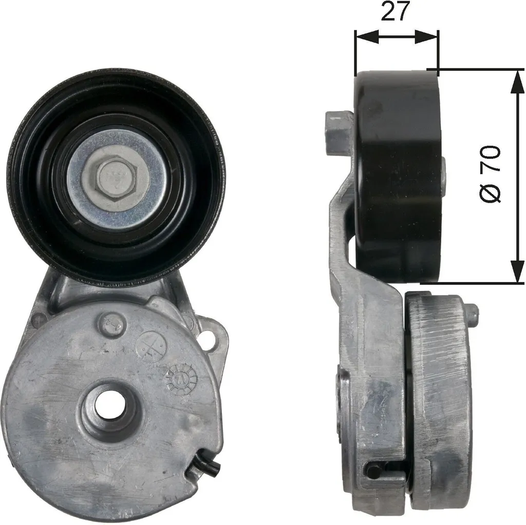 Galet Tendeur Gates T39162 de Courroie pour Qashqai et Clio III
