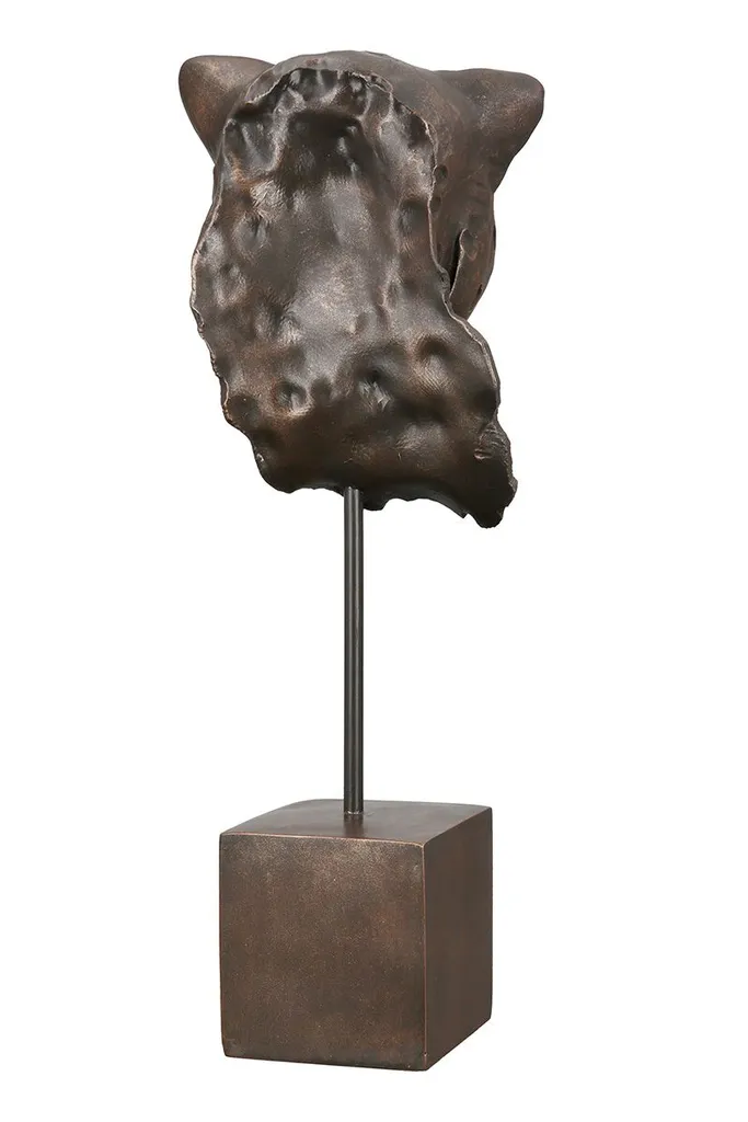 Statue de Tigre décorative style bronze pour salon chic - 47,5 cm - 4