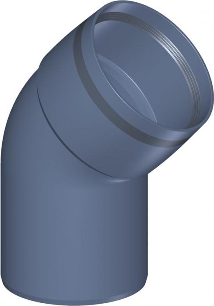 Poloplast POLO-KAL XS, Bogen, DN 110, 45, 1 pz. Immagine del prodotto 