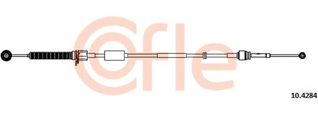 Câble de Boîte Manuelle COFLE 10.4284 pour OE 25117604437 Mini Cooper