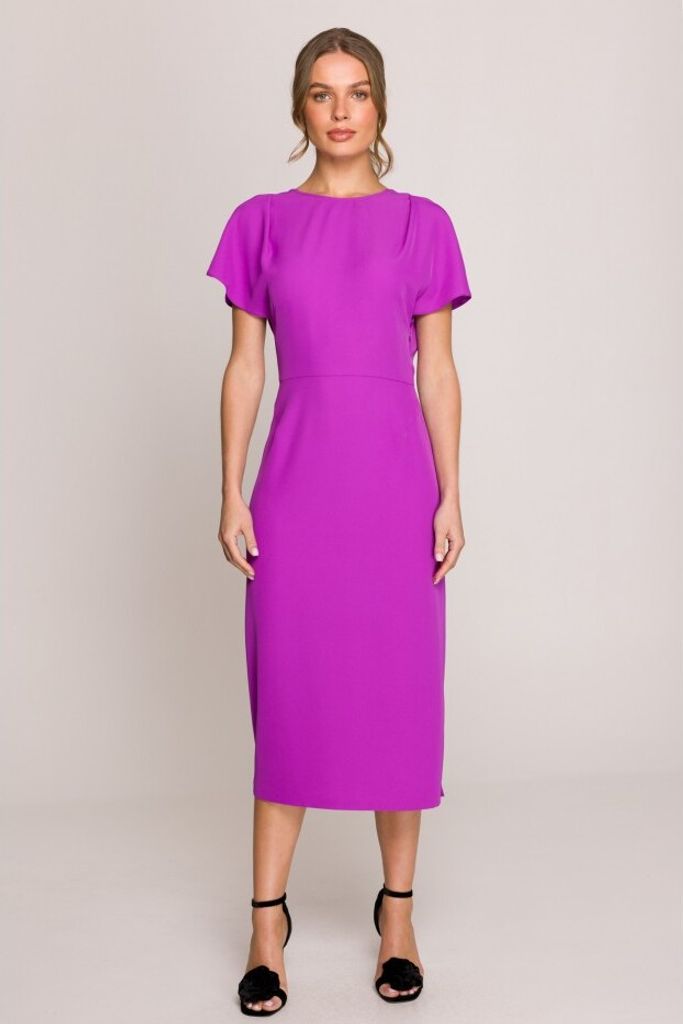 Stylove Midikleid für Frauen Tomorina S398 lavendel S