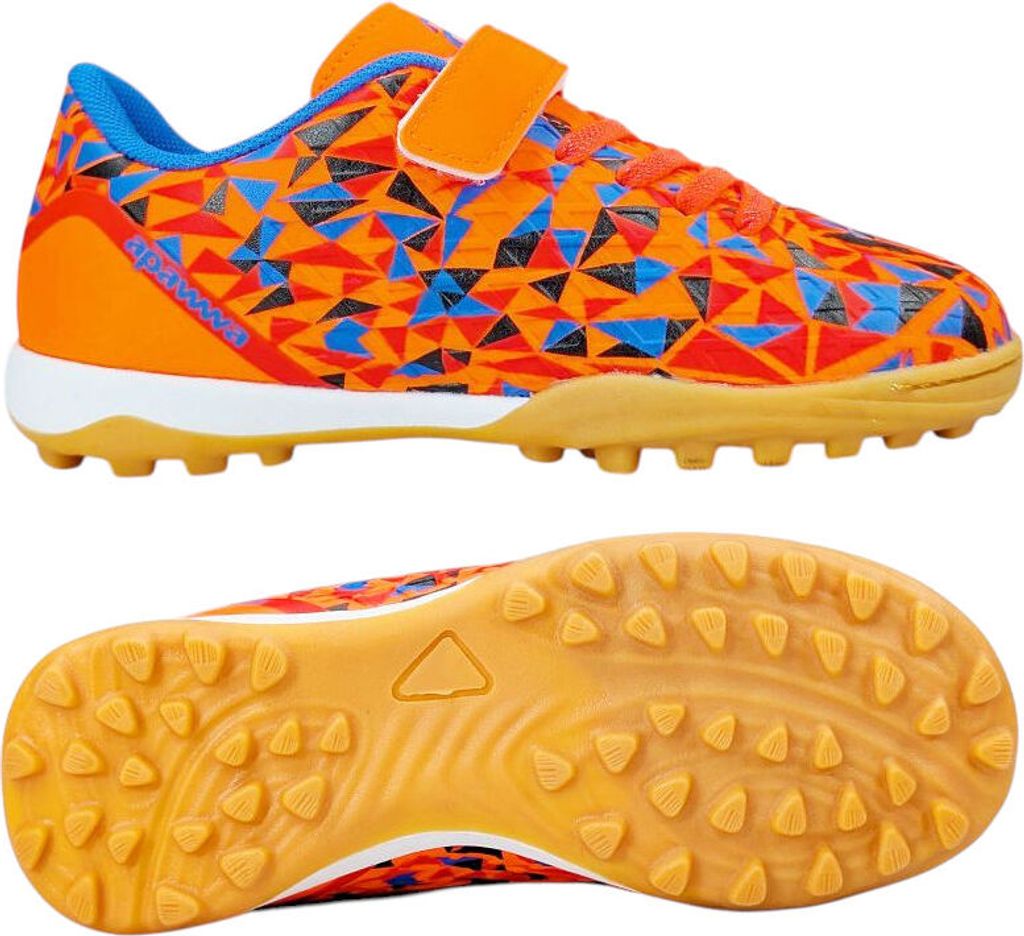 Kinder Multinocken Fußballschuhe Jungen Sportschuhe Fußball Ziren Orange Gr.31