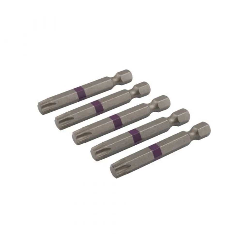 Set 5 Inserti Dynaplus TX-40 x 50mm | Acciaio S2 per Avvitatori Professionali