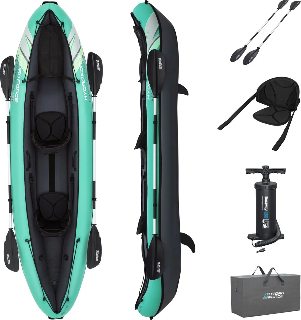 Kayak gonflable de mer et lac Ventura Elite X2 Bestway duo