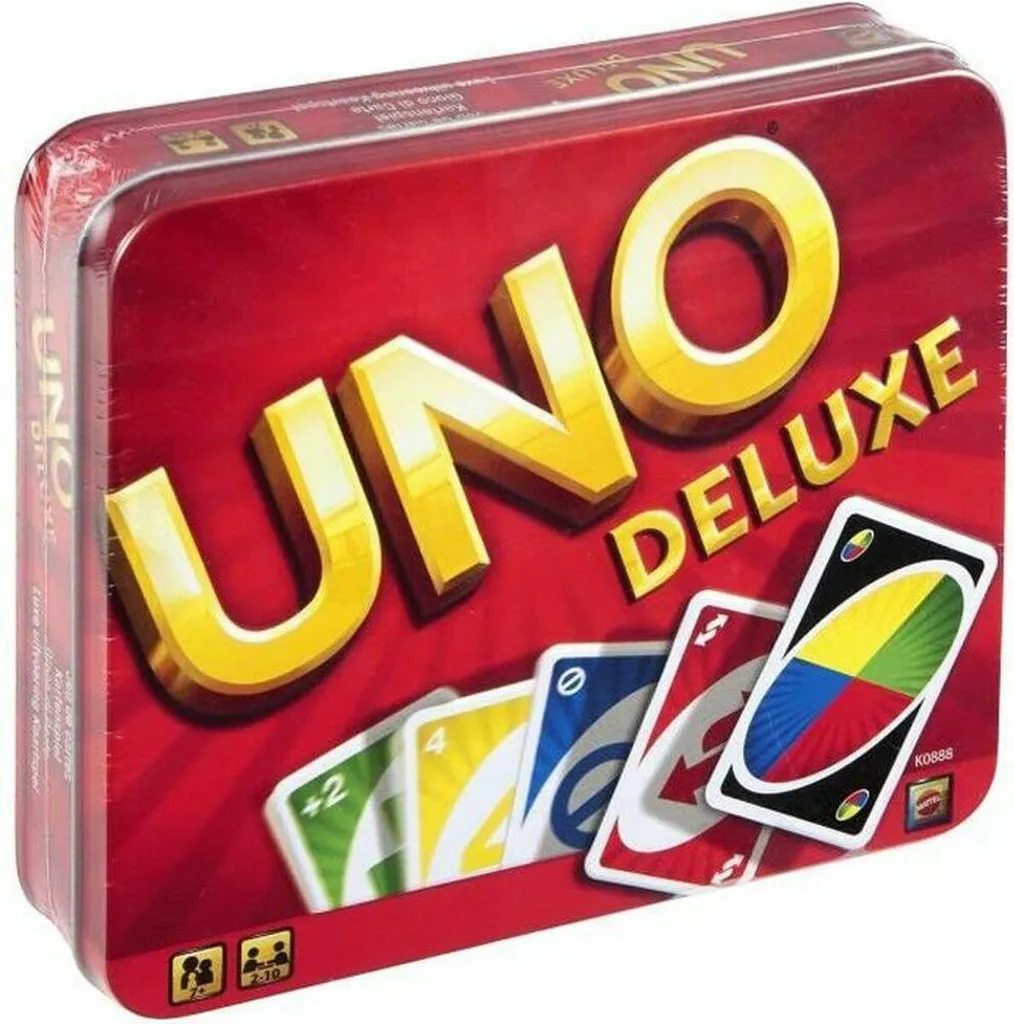 Jeu de société UNO Deluxe Mattel : l'incontournable jeu de cartes familial