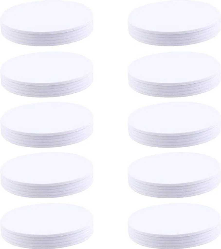 Cartes NFC Rondes en PVC Vierge de 25mm pour Badge et Contrôle, x50