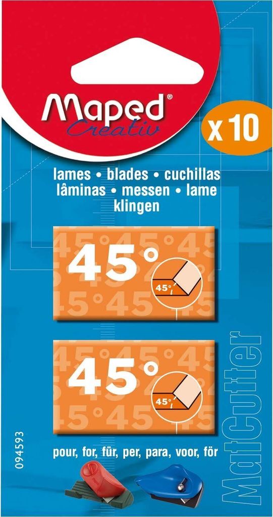 Maped Ersatzklingen für Schneidewerkzeug MatCutter 45 Grad Produktbild 