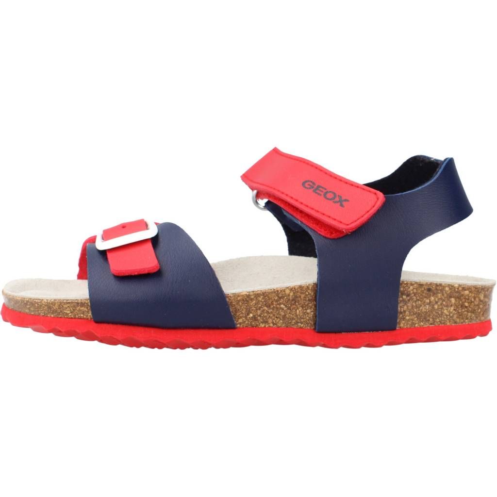 Geox J GHITA BOY B Jongens Sandalen - Ademende Lederen Look Met Klittenband