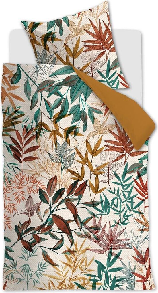 Beddinhouse Mako-Satin Bettwäsche Kyoto Multi 135X200 135 x 200 cm + 1x 80 x 80 cm 1 Bettbezug, 1 Kissenbezug Multi