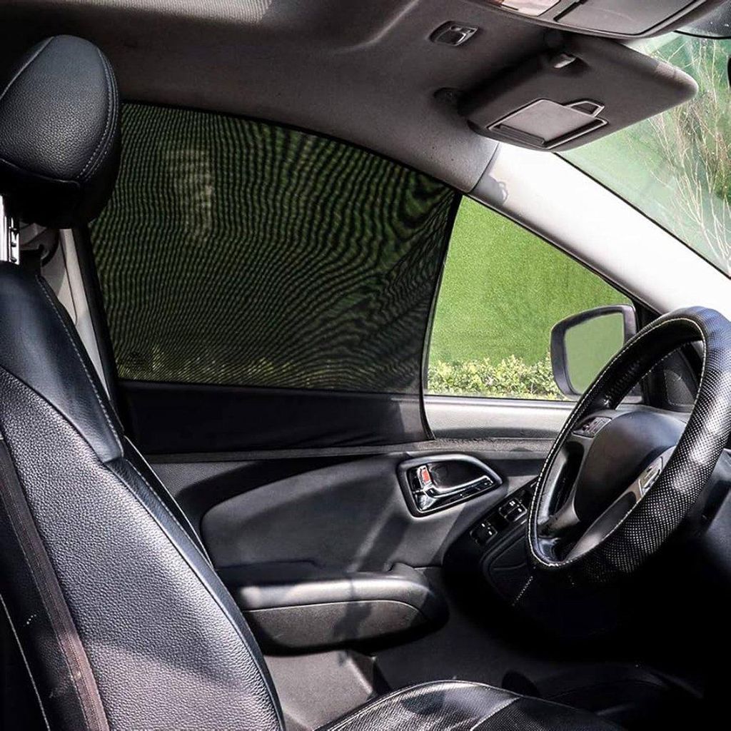 Jumada's - Auto-Sonnenschutz - Sonnenschutz - Autofenster - Einfache Installation - Geeignet für alle Automarken - 40 x 60 - 90 cm - 2 Stück