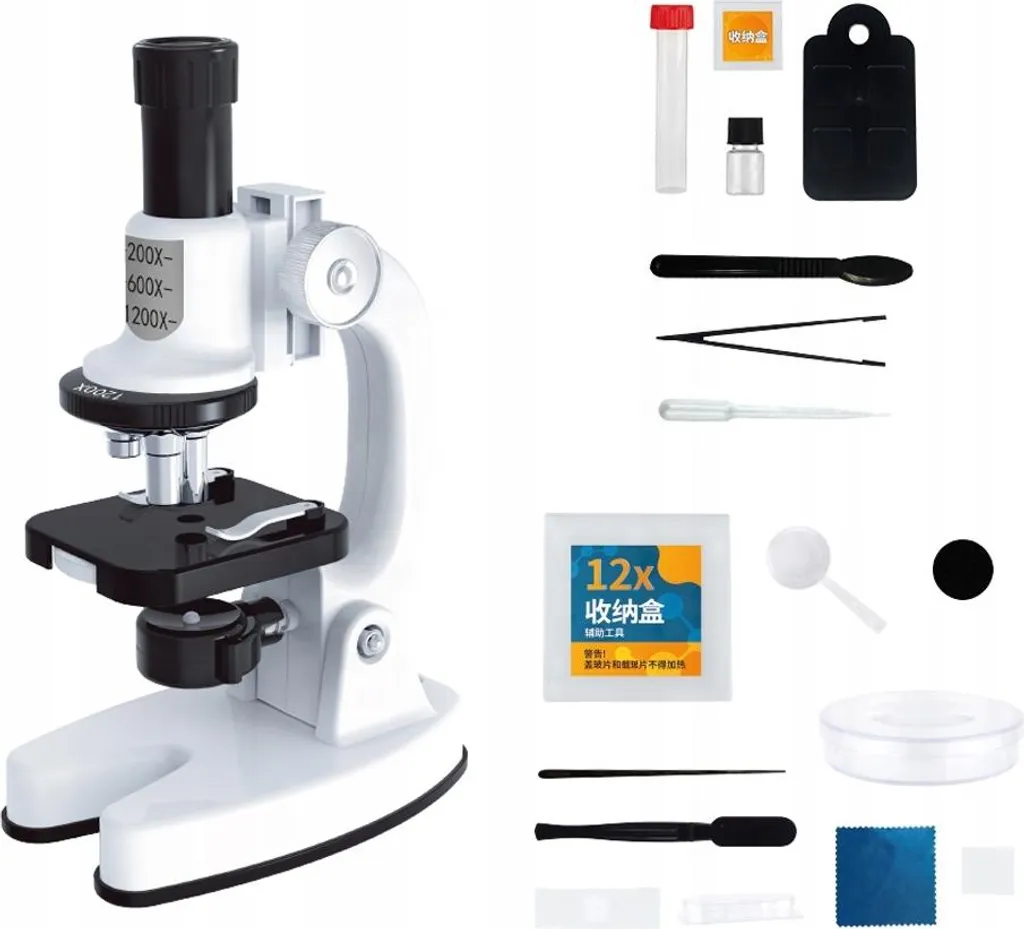 Microscope Éducatif 1200X : Éloignez vos Enfants des Écrans avec LED