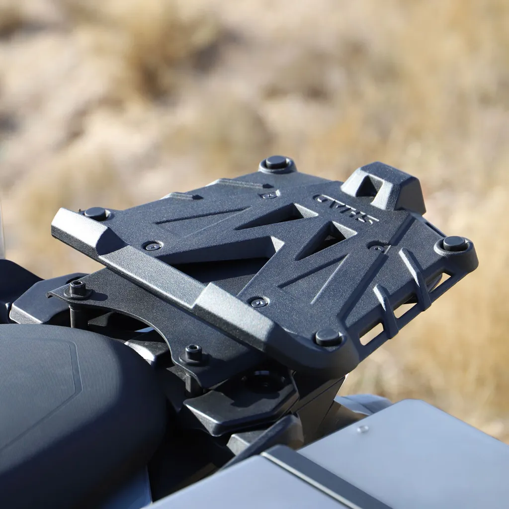 Porte-bagages SHAD alu noir : fixez vos bagages sans vibration