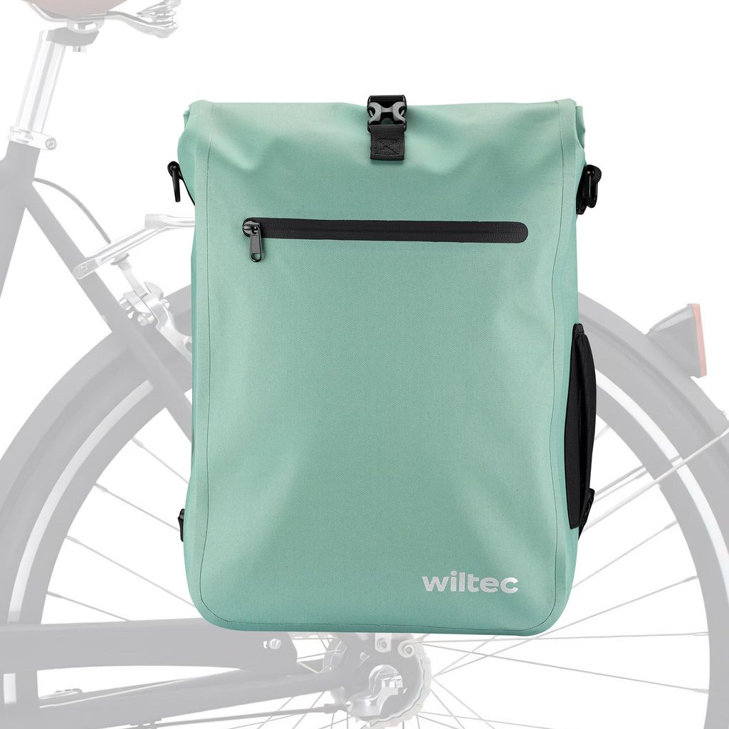 Wiltec Sacoche sac à dos étanche pour porte-bagages menthe Image du produit 