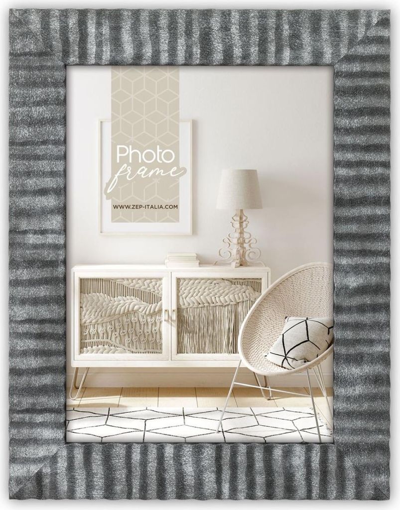 ZEP Urbino Bilderrahmen, dunkelgrau, 13 x 18 cm